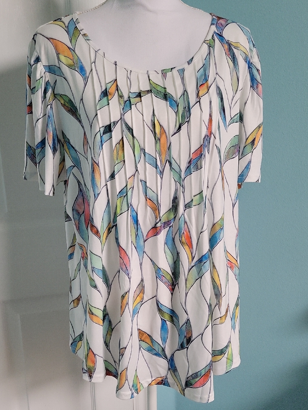 Colorful Knit Tunic